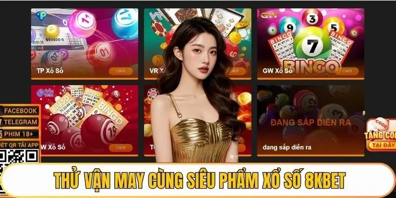 Thử vận may cùng siêu phẩm xổ số 8KBET